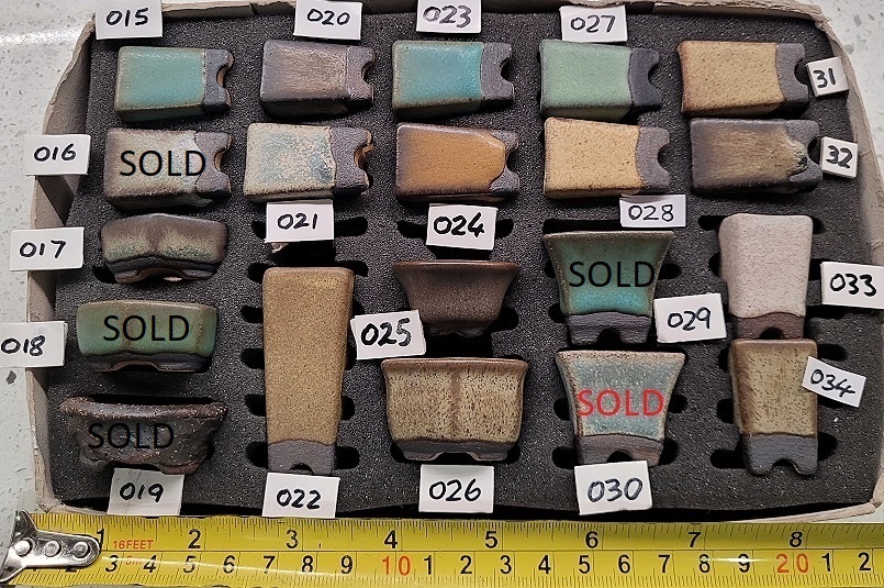 Mame bonsai pots
